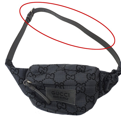 GUCCI グッチ ボディ・ウエストバッグ ブラック 黒 767934 ナイロン メンズ 【中古】