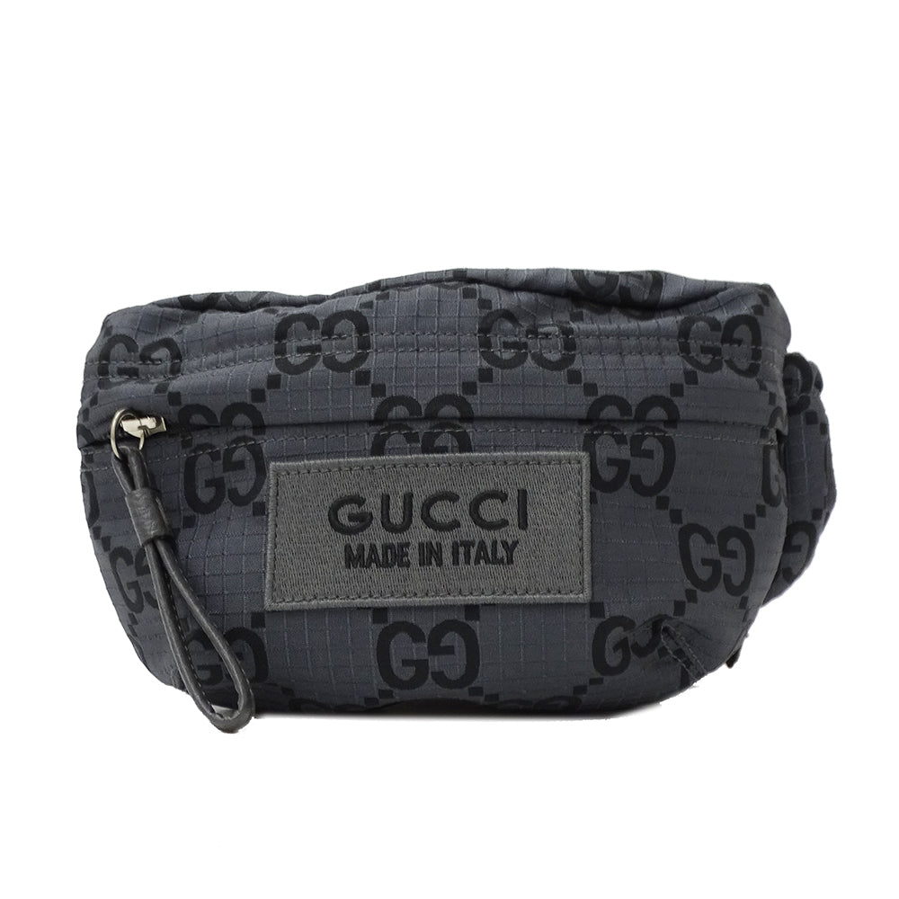 GUCCI グッチ ボディ・ウエストバッグ ブラック 黒 767934 ナイロン メンズ 【中古】