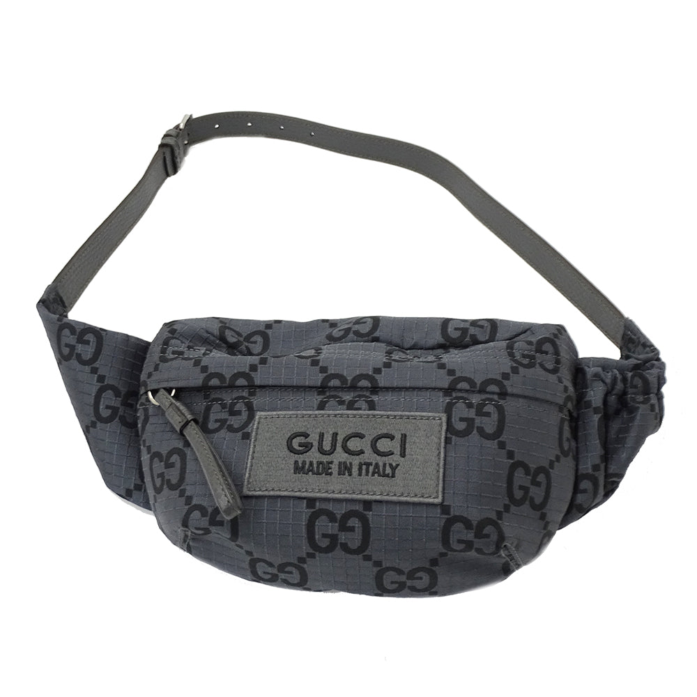 GUCCI グッチ ボディ・ウエストバッグ ブラック 黒 767934 ナイロン メンズ 【中古】