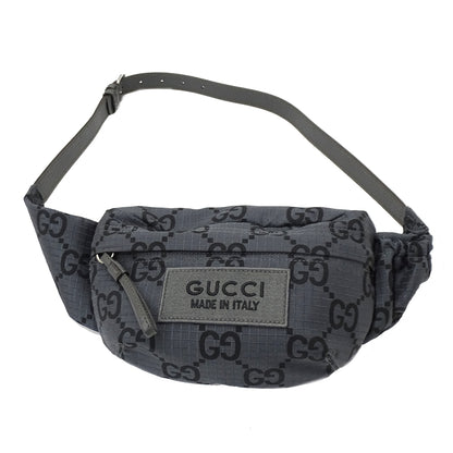 GUCCI グッチ ボディ・ウエストバッグ ブラック 黒 767934 ナイロン メンズ 【中古】