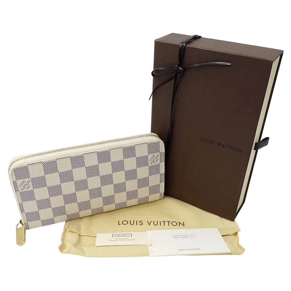 LOUIS VUITTON ルイ・ヴィトン ジッピー ウォレット 長財布 ダミエ アズール ダミエアズール N60019 ダミエアズールキャンバス レディース 【中古】