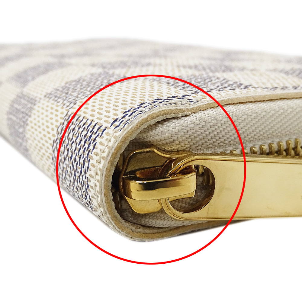 LOUIS VUITTON ルイ・ヴィトン ジッピー ウォレット 長財布 ダミエ アズール ダミエアズール N60019 ダミエアズールキャンバス レディース 【中古】