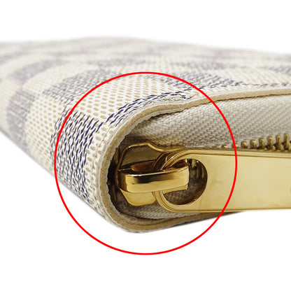 LOUIS VUITTON ルイ・ヴィトン ジッピー ウォレット 長財布 ダミエ アズール ダミエアズール N60019 ダミエアズールキャンバス レディース 【中古】