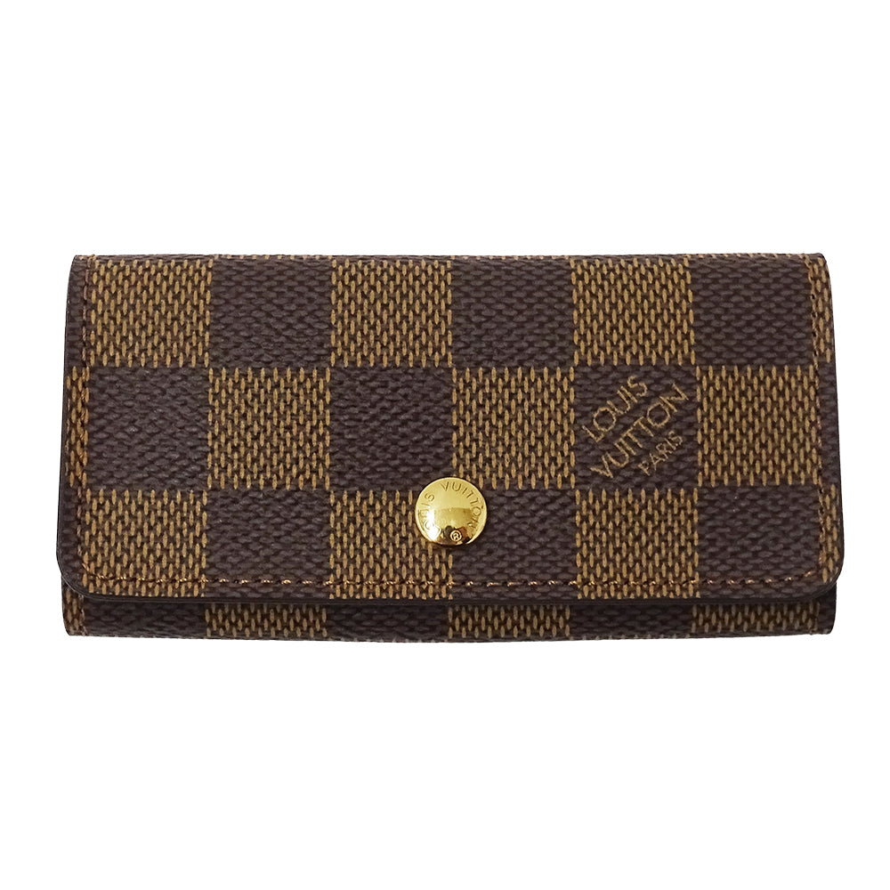 LOUIS VUITTON ルイ・ヴィトン ミュルティクレ 4 キーケース ダミエ ダミエエベヌ ダミエキャンバス レディース メンズ 【中古】