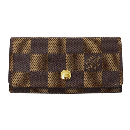 LOUIS VUITTON ルイ・ヴィトン ミュルティクレ 4 キーケース ダミエ ダミエエベヌ ダミエキャンバス レディース メンズ 【中古】