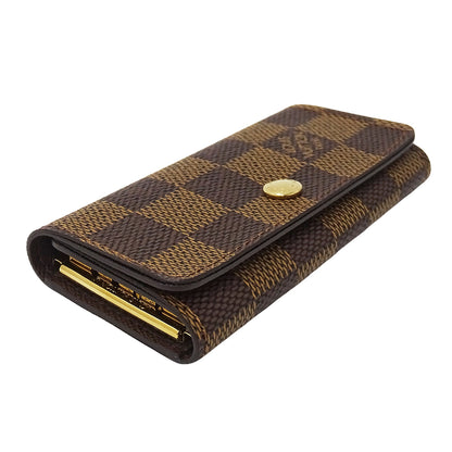 LOUIS VUITTON ルイ・ヴィトン ミュルティクレ 4 キーケース ダミエ ダミエエベヌ ダミエキャンバス レディース メンズ 【中古】