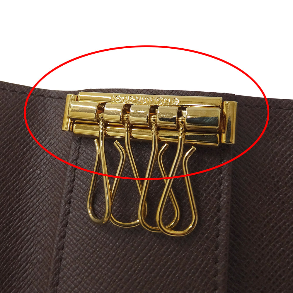LOUIS VUITTON ルイ・ヴィトン ミュルティクレ 4 キーケース ダミエ ダミエエベヌ ダミエキャンバス レディース メンズ 【中古】