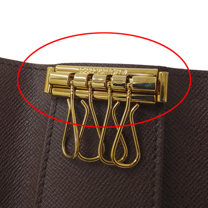 LOUIS VUITTON ルイ・ヴィトン ミュルティクレ 4 キーケース ダミエ ダミエエベヌ ダミエキャンバス レディース メンズ 【中古】