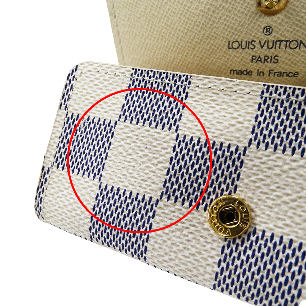 LOUIS VUITTON ルイ・ヴィトン ミュルティクレ 4 キーケース ダミエ アズール ダミエアズール ダミエアズールキャンバス レディース 【中古】