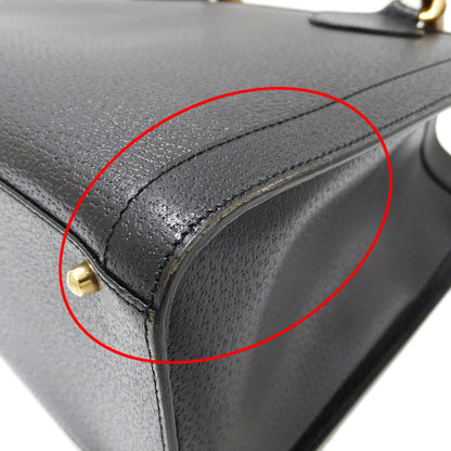 GUCCI グッチ トートバッグ バンブー ブラック レザー レディース 【中古】