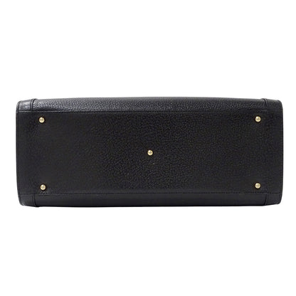 GUCCI グッチ トートバッグ バンブー ブラック レザー レディース 【中古】