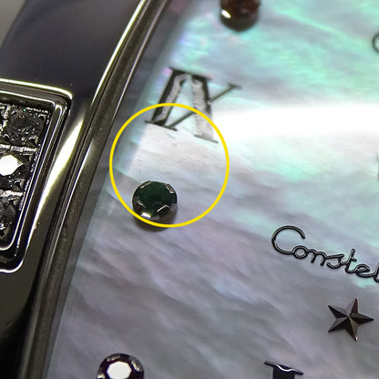 OMEGA オメガ コンステレーション クアドレラ 1586.79 ボーイズ 腕時計 クオーツ QZ ステンレス ダイヤモンド カラーストーン シェル 磨き済み 【中古】