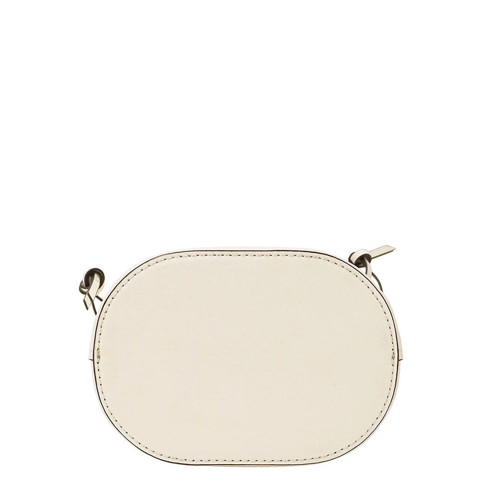 Michael Kors マイケル・コース スモールバケットバッグ 2wayバッグ アイボリー ベージュ 35T1GUWC5I レザー レディース 【中古】