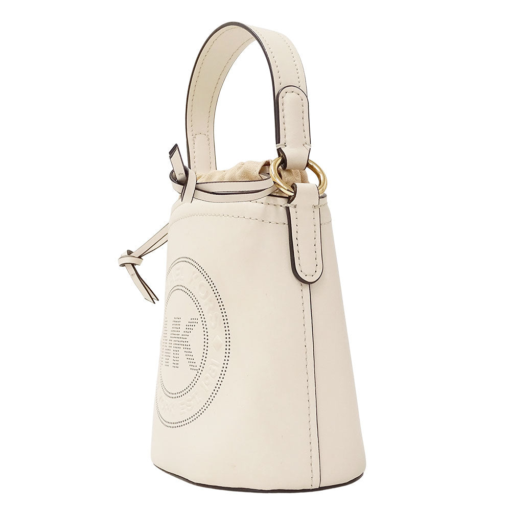 Michael Kors マイケル・コース スモールバケットバッグ 2wayバッグ アイボリー ベージュ 35T1GUWC5I レザー レディース 【中古】