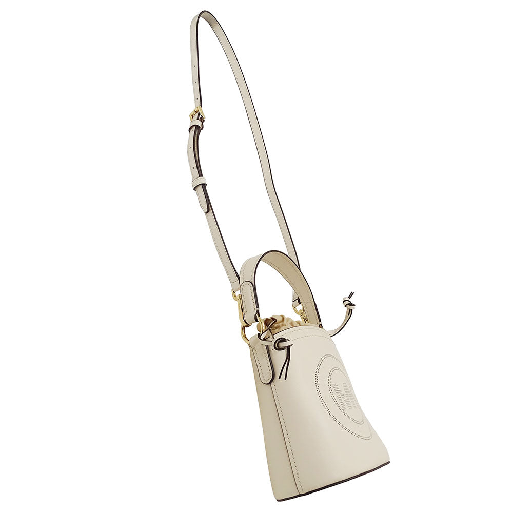 Michael Kors マイケル・コース スモールバケットバッグ 2wayバッグ アイボリー ベージュ 35T1GUWC5I レザー レディース 【中古】