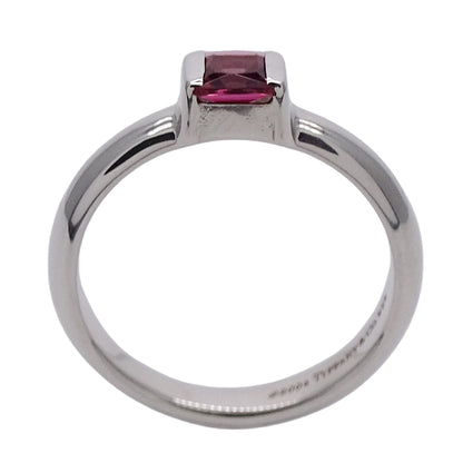TIFFANY&Co. ティファニー カクテルリング リング 指輪 SV925 ピンクトルマリン シルバー 約9号 レディース 【中古】