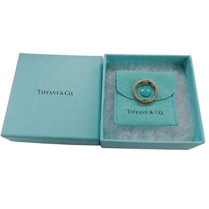 TIFFANY&Co. ティファニー アトラス ピアスド リング 指輪 750PG ピンクゴールド ダイヤモンド 約10号 レディース 磨き済み 【中古】