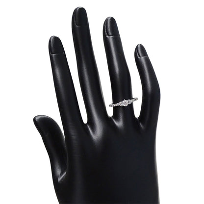 STAR JEWELRY スタージュエリー リング 指輪 PT950 プラチナ ダイヤモンド 約11.5号 レディース 【中古】