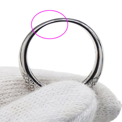 STAR JEWELRY スタージュエリー リング 指輪 PT950 プラチナ ダイヤモンド 約9.5号 シルバー レディース 磨き済み 【中古】