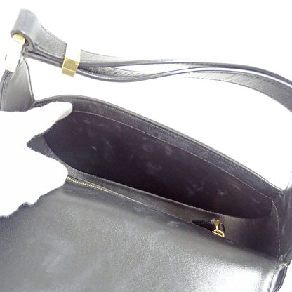 Valentino Garavani ヴァレンティノ・ガラヴァーニ ショルダーバッグ ブラック レザー レディース 【中古】