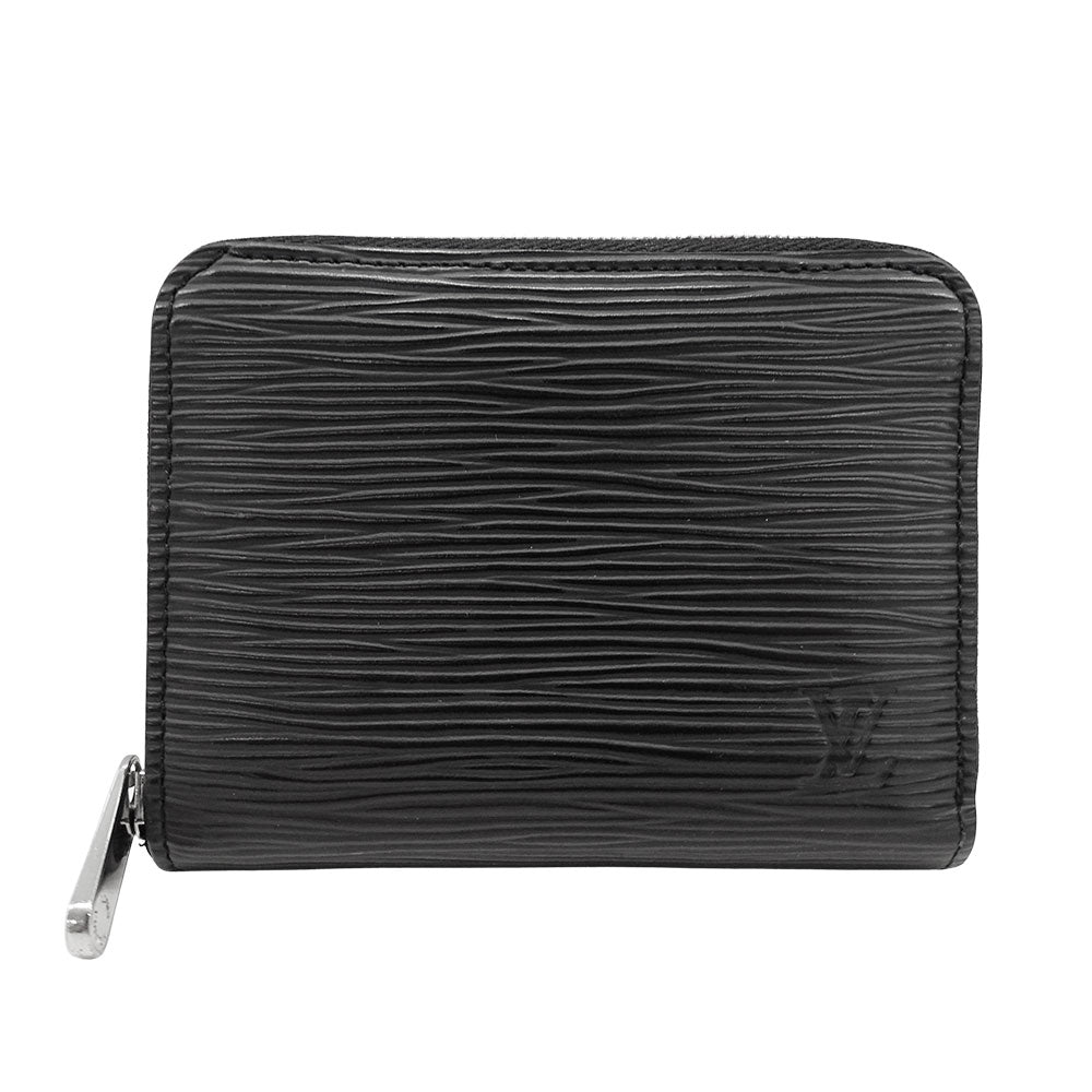 LOUIS VUITTON ルイ・ヴィトン ジッピー・コイン パース コインケース エピ ノワール M60152 エピレザー メンズ 【中古】