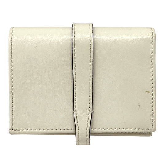 GUCCI グッチ 二つ折り財布 ニュージャッキー アイボリー ゴールド 645536 レザー レディース 【中古】