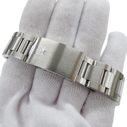 ROLEX ロレックス デイトジャスト 16220 W番 メンズ 腕時計 コンピューター 自動巻き AT ステンレス SS アイボリー 磨き済み 【中古】