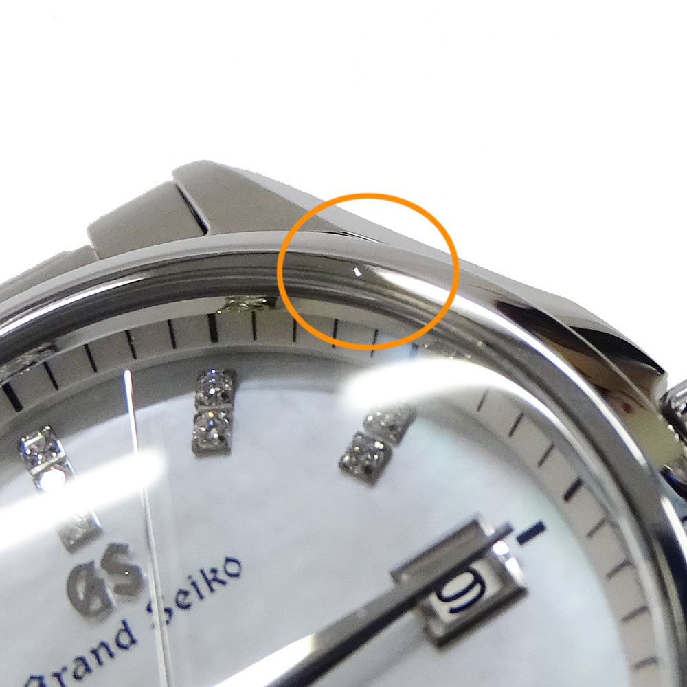 GRAND SEIKO グランドセイコー GS ヘリテージ 4J52-0AE0 STGF283 レディース 腕時計 クオーツ QZ ステンレス SS ダイヤモンド シェル 磨き済み 【中古】