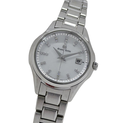 GRAND SEIKO グランドセイコー GS ヘリテージ 4J52-0AE0 STGF283 レディース 腕時計 クオーツ QZ ステンレス SS ダイヤモンド シェル 磨き済み 【中古】