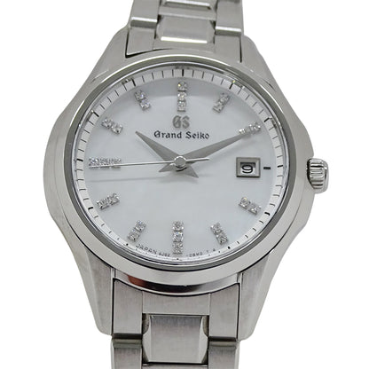 GRAND SEIKO グランドセイコー GS ヘリテージ 4J52-0AE0 STGF283 レディース 腕時計 クオーツ QZ ステンレス SS ダイヤモンド シェル 磨き済み 【中古】
