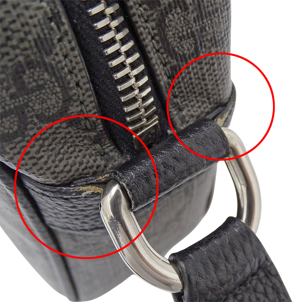 GUCCI グッチ ショルダーバッグ グレー ブラック 768391 GGスプリームキャンバス レディース 【中古】