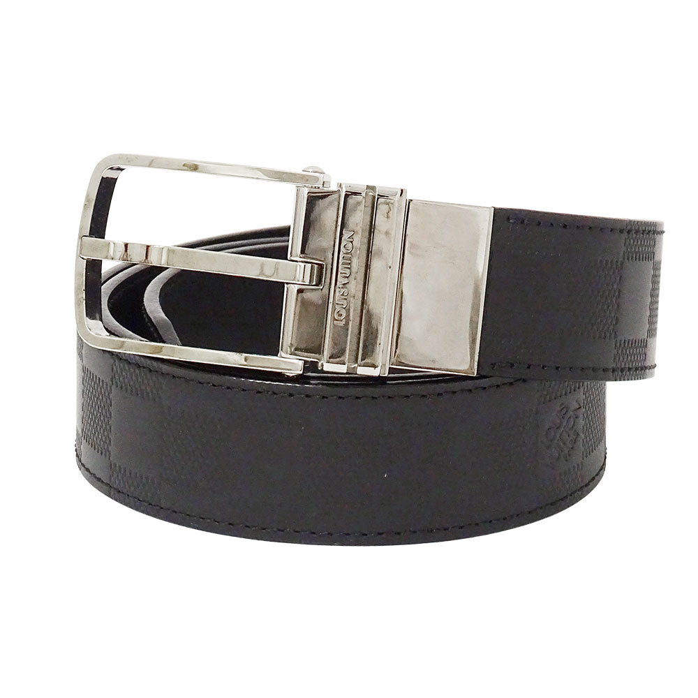 LOUIS VUITTON ルイ・ヴィトン サンチュール・ボストン ベルト ダミエアンフィニ ノワール M9674 メンズ 【中古】