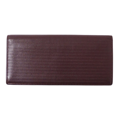 Cartier カルティエ 長財布 パシャ ドゥ カルティエ ボルドー L3001424 レザー レディース メンズ 【中古】