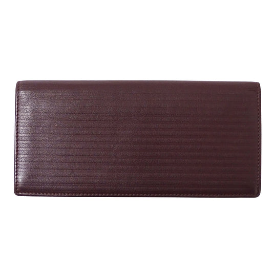 Cartier カルティエ 長財布 パシャ ドゥ カルティエ ボルドー L3001424 レザー レディース メンズ 【中古】