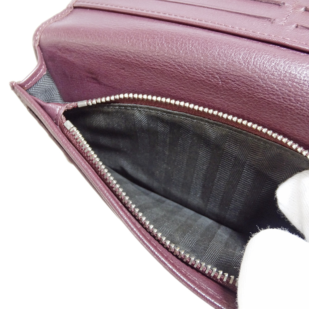 Cartier カルティエ 長財布 パシャ ドゥ カルティエ ボルドー L3001424 レザー レディース メンズ 【中古】