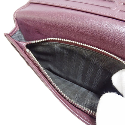 Cartier カルティエ 長財布 パシャ ドゥ カルティエ ボルドー L3001424 レザー レディース メンズ 【中古】