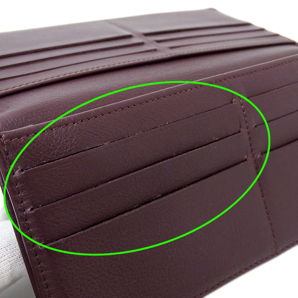 Cartier カルティエ 長財布 パシャ ドゥ カルティエ ボルドー L3001424 レザー レディース メンズ 【中古】