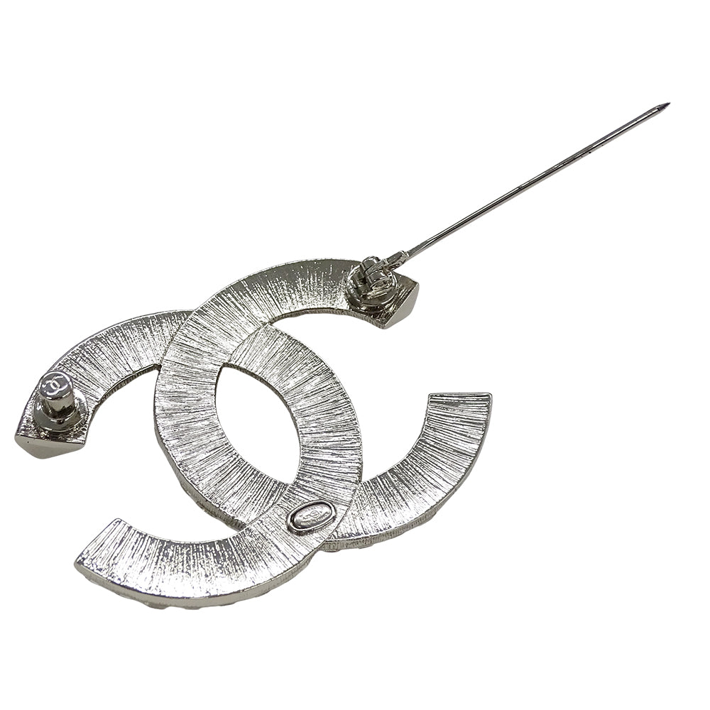 CHANEL シャネル ココマーク ブローチ メタル シルバー レディース メンズ A63085 【中古】