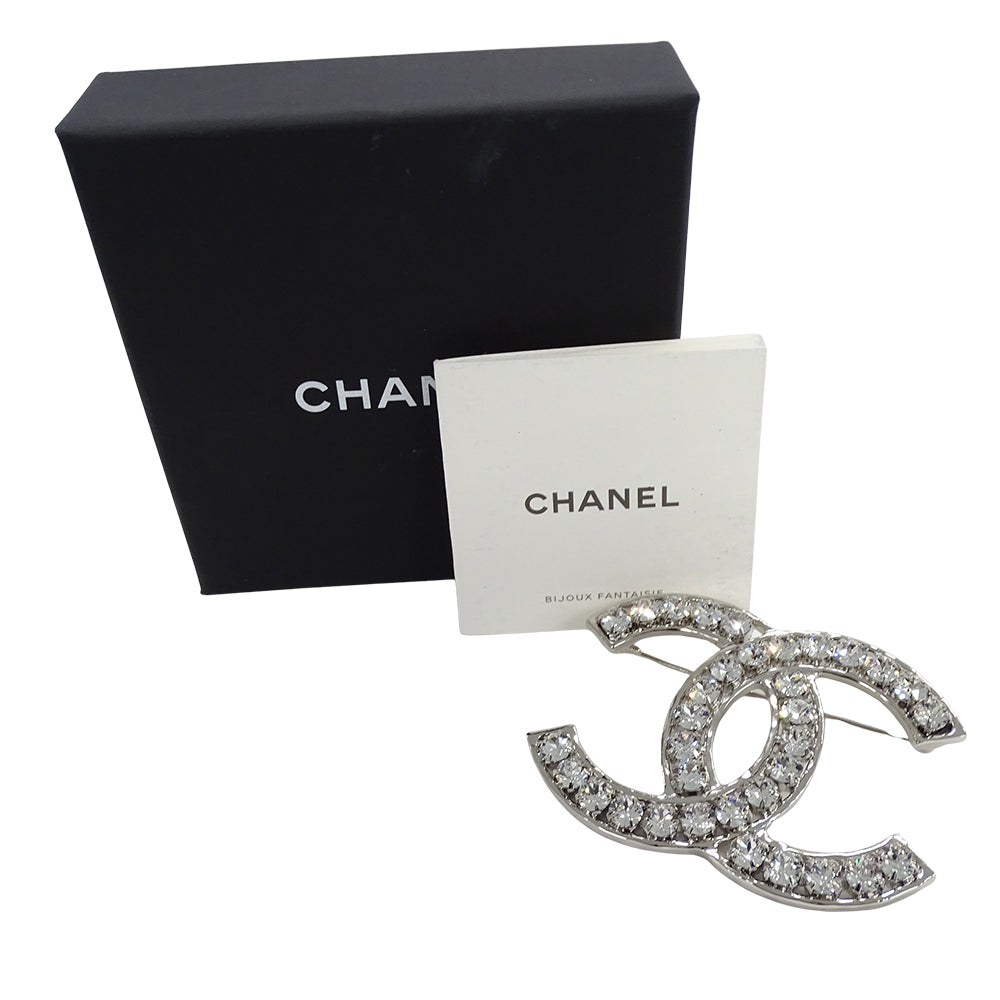 CHANEL シャネル ココマーク ブローチ メタル シルバー レディース メンズ 【中古】