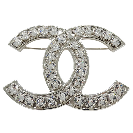 CHANEL シャネル ココマーク ブローチ メタル シルバー レディース メンズ 【中古】