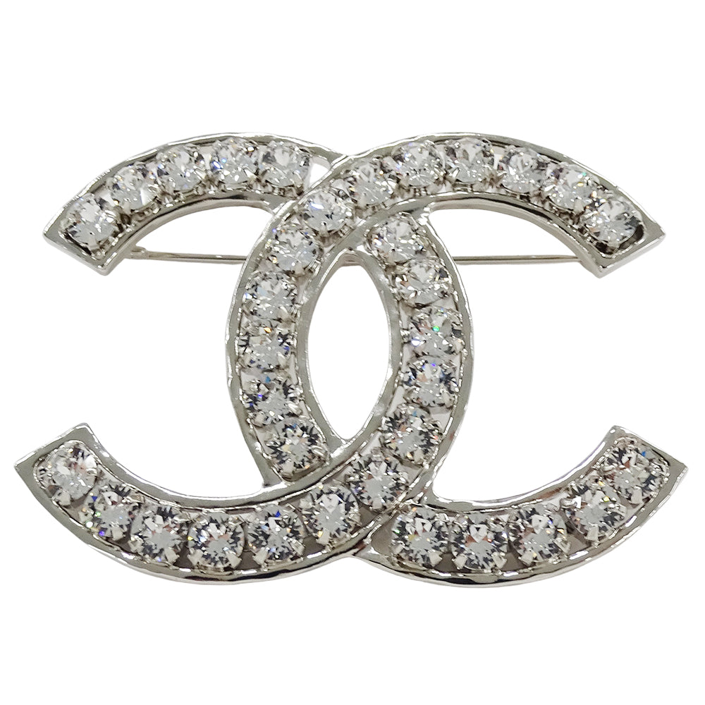 CHANEL シャネル ココマーク ブローチ メタル シルバー レディース メンズ 【中古】