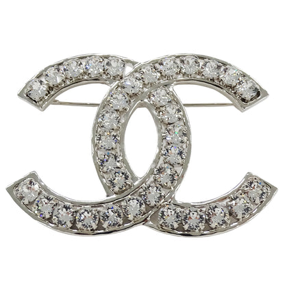 CHANEL シャネル ココマーク ブローチ メタル シルバー レディース メンズ 【中古】