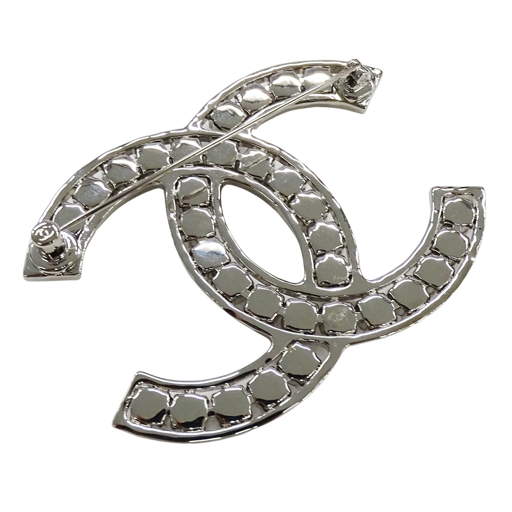 CHANEL シャネル ココマーク ブローチ メタル シルバー レディース メンズ 【中古】