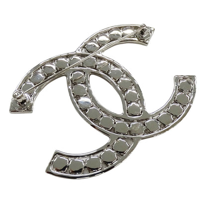 CHANEL シャネル ココマーク ブローチ メタル シルバー レディース メンズ 【中古】