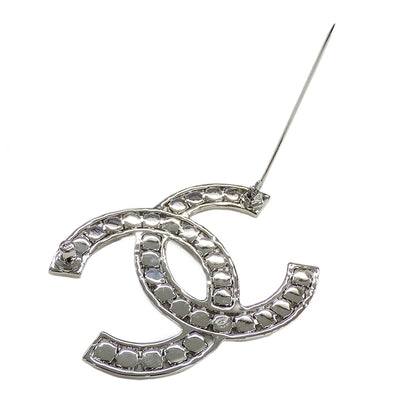 CHANEL シャネル ココマーク ブローチ メタル シルバー レディース メンズ 【中古】