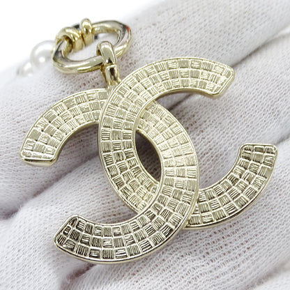 CHANEL シャネル ココマーク ボール ネックレス メタル フェイクパール ブラック ホワイト レディース 【中古】