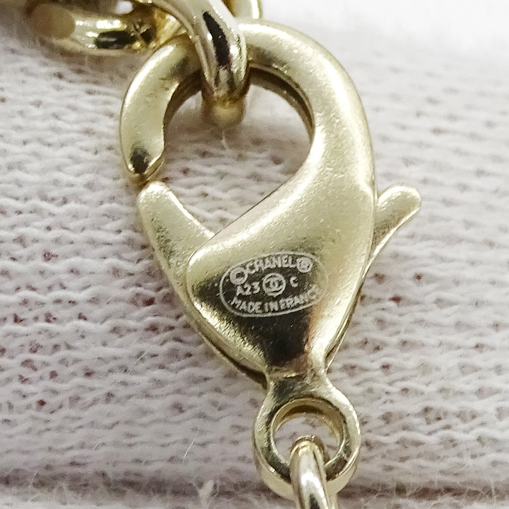 CHANEL シャネル ココマーク ボール ネックレス メタル フェイクパール ブラック ホワイト レディース 【中古】