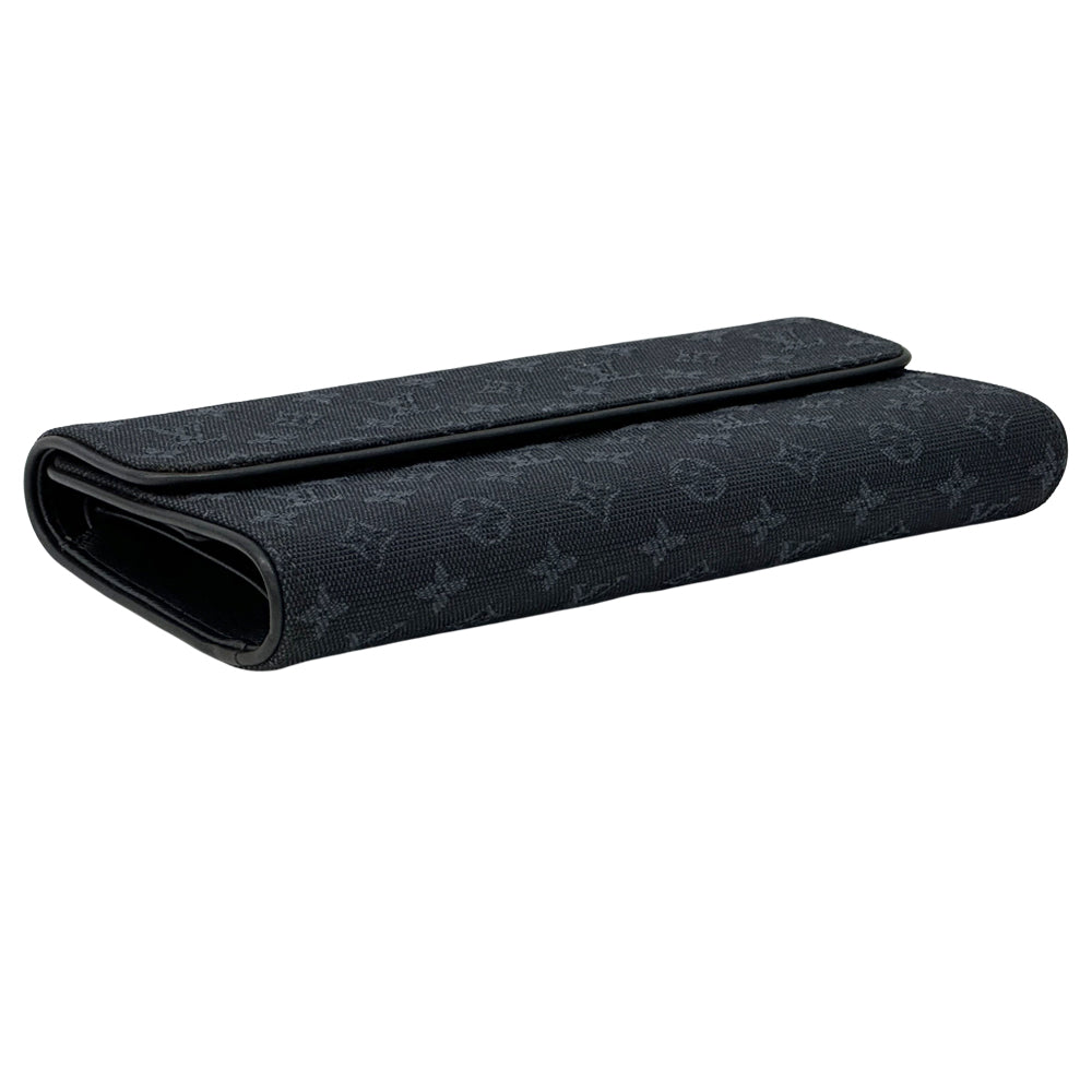 LOUIS VUITTON ルイ・ヴィトン ポルトトレゾール・インターナショナル 長財布 モノグラム ミニ TSTブルー M92442 キャンバス レディース メンズ 【中古】
