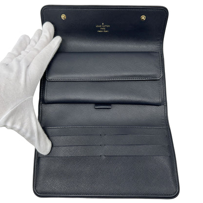 LOUIS VUITTON ルイ・ヴィトン ポルトトレゾール・インターナショナル 長財布 モノグラム ミニ TSTブルー M92442 キャンバス レディース メンズ 【中古】
