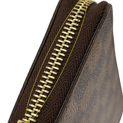 LOUIS VUITTON ルイ・ヴィトン ポルトフォイユ クレマンス 長財布 ダミエ スリーズ N60534 ダミエキャンバス レディース 【中古】